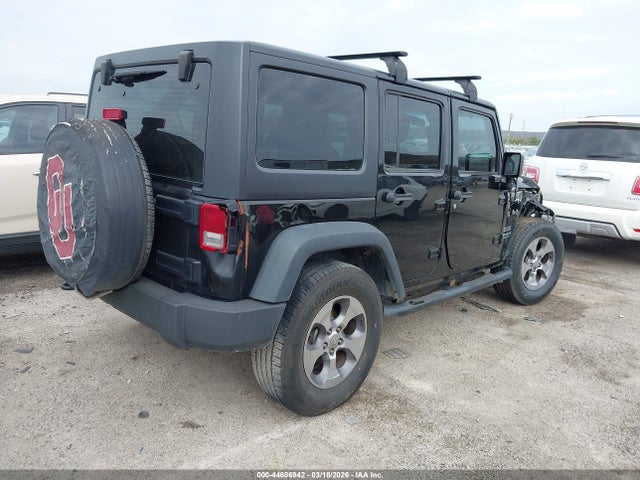 44606942 :رقم المزاد ، 1C4BJWDG0HL672702 vin ، 2017 Jeep Wrangler Unlimited Sport 4x4 مزاد بيع