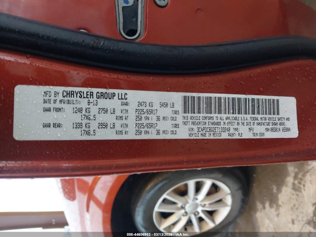 Dodge Journey Sxt 2014 3C4PDCBG2ET133240 Image 9