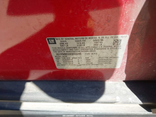 2014 CADILLAC SRX 3GYFNBE33ES559286 Photo 8