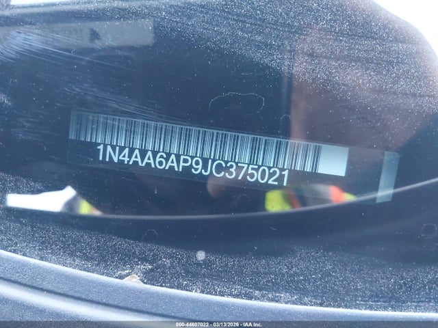 1N4AA6AP9JC375021 Nissan Maxima 3.5 Sv