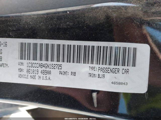 2016 CHRYSLER 200 1C3CCCAB4GN192725 Photo 8