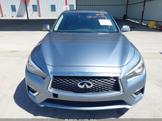 2018 Infiniti Q50 3.0t Luxe მანქანა იყიდება აუქციონზე, vin: JN1EV7AP9JM355404, აუქციონის ნომერი: 44607084