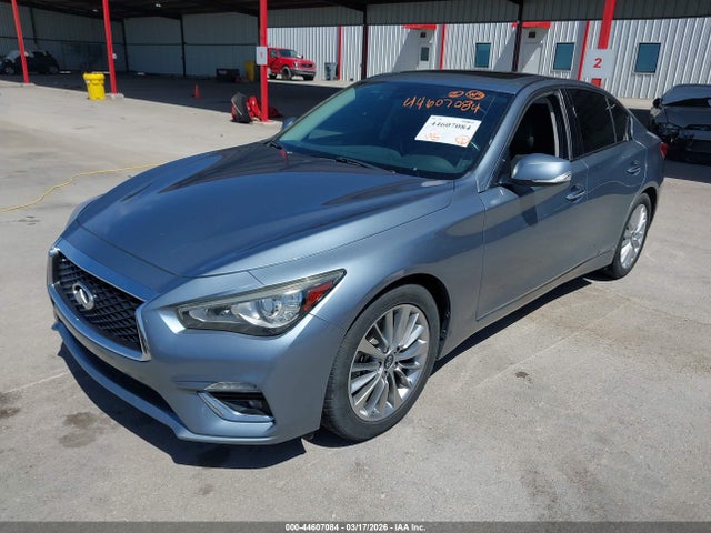 2018 Infiniti Q50 3.0t Luxe მანქანა იყიდება აუქციონზე, vin: JN1EV7AP9JM355404, აუქციონის ნომერი: 44607084