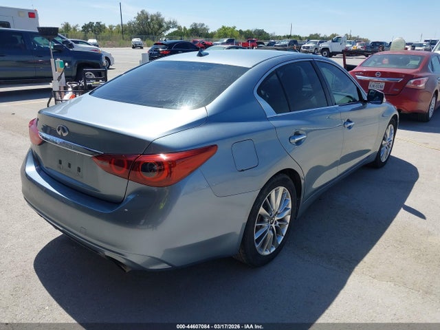 2018 Infiniti Q50 3.0t Luxe მანქანა იყიდება აუქციონზე, vin: JN1EV7AP9JM355404, აუქციონის ნომერი: 44607084