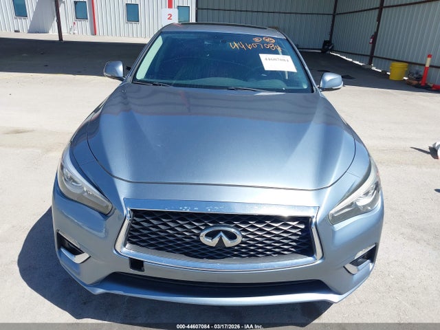 2018 Infiniti Q50 3.0t Luxe მანქანა იყიდება აუქციონზე, vin: JN1EV7AP9JM355404, აუქციონის ნომერი: 44607084