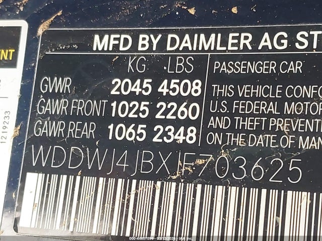 Aukcja sprzedaży 2018 Mercedes-benz C 300, vin: WDDWJ4JBXJF703625, numer aukcji: 44607096