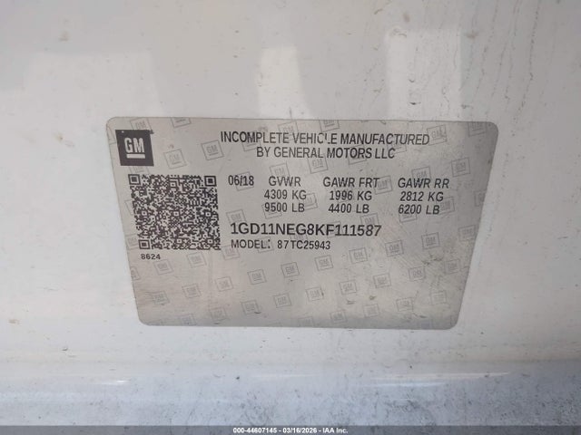 1GD11NEG8KF111587 GMC SIERRA 2500HD