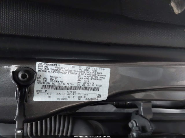Ford FOCUS SE 2015 1FADP3K21FL342129 Image 9