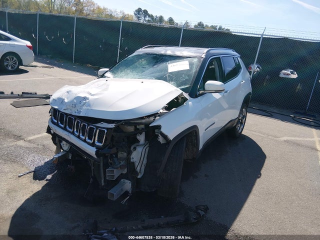 44607538 :رقم المزاد ، 3C4NJCCB3JT405873 vin ، 2018 Jeep Compass Limited Fwd مزاد بيع