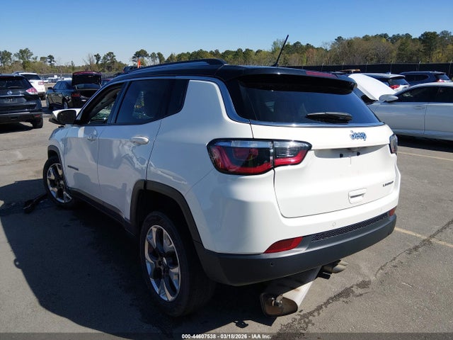 44607538 :رقم المزاد ، 3C4NJCCB3JT405873 vin ، 2018 Jeep Compass Limited Fwd مزاد بيع
