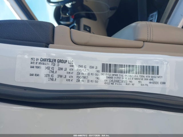 Aukcja sprzedaży 2014 Jeep Grand Cherokee Laredo, vin: 1C4RJEAG8EC107073, numer aukcji: 44607612