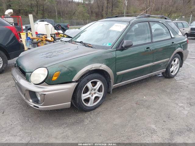 2002 Subaru Impreza Outback Sport მანქანა იყიდება აუქციონზე, vin: JF1GG68532H825506, აუქციონის ნომერი: 44607677