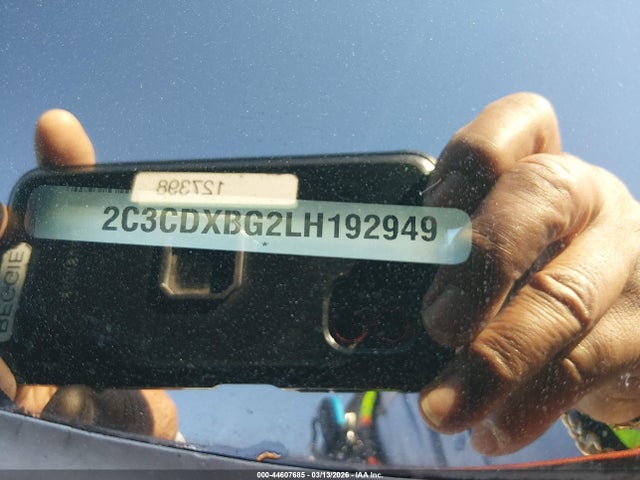 2C3CDXBG2LH192949 Dodge Charger Sxt Rwd