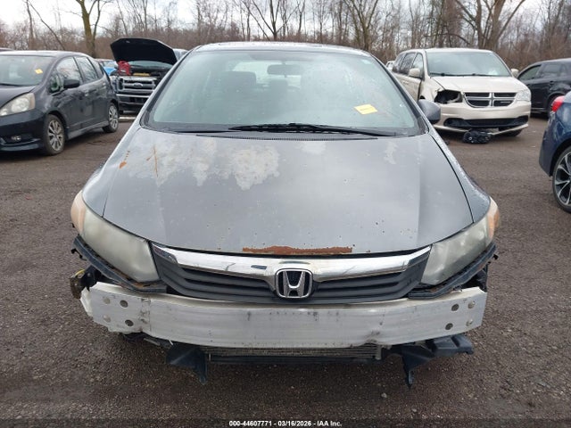 2012 Honda Civic Ex მანქანა იყიდება აუქციონზე, vin: 19XFB2F85CE339555, აუქციონის ნომერი: 44607771