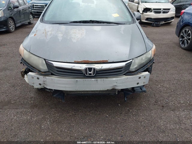 2012 Honda Civic Ex მანქანა იყიდება აუქციონზე, vin: 19XFB2F85CE339555, აუქციონის ნომერი: 44607771