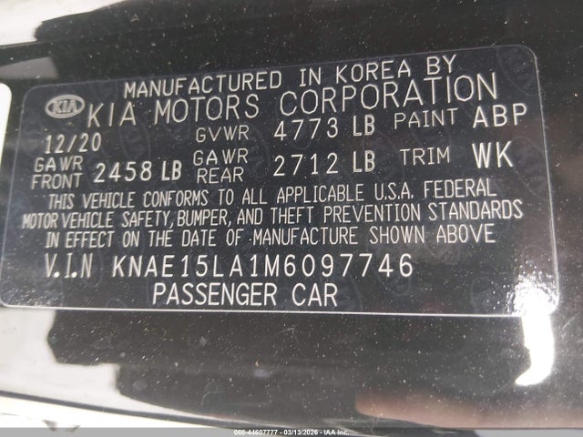 2021 KIA STINGER KNAE15LA1M6097746 Photo 8