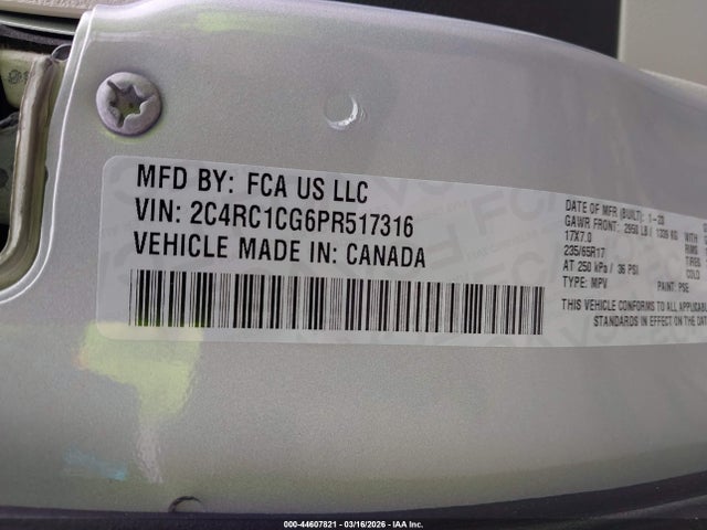 2023 CHRYSLER VOYAGER 2C4RC1CG6PR517316 Photo 8