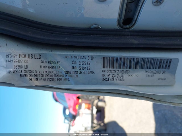 2018 CHRYSLER 300 2C3CCAKG3JH268787 Photo 8