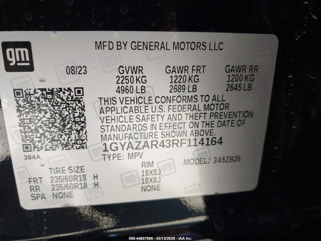 2024 CADILLAC XT4 1GYAZAR43RF114164 Photo 8