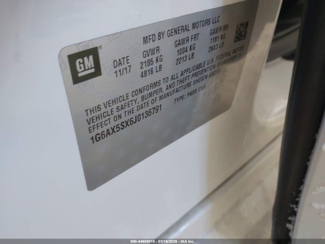 2018 CADILLAC CTS 1G6AX5SX6J0136791 Photo 8