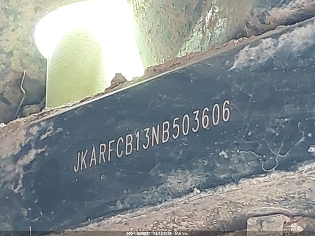 44608037 :رقم المزاد ، JKARFCB13NB503606 vin ، 2022 Kawasaki Krf 1000 B مزاد بيع