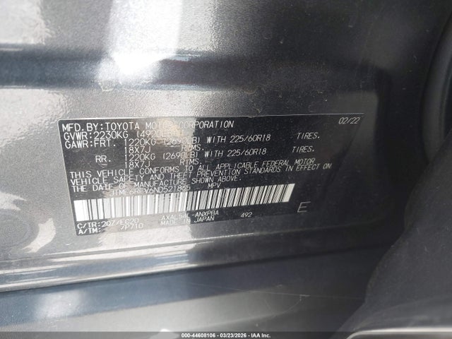 JTME6RFV6ND521865 Toyota Rav4 Hybrid Xse