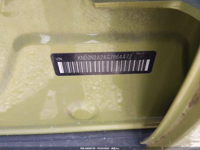 2016 Kia Soul მანქანა იყიდება აუქციონზე, vin: KNDJN2A24G7864472, აუქციონის ნომერი: 44608159