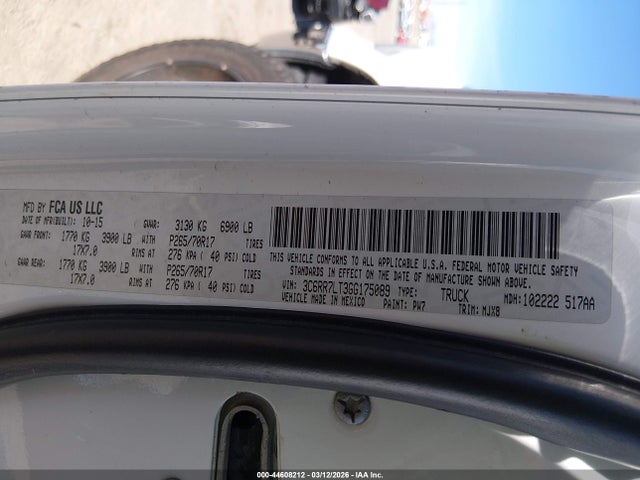 3C6RR7LT3GG175089 RAM 1500 Big Horn