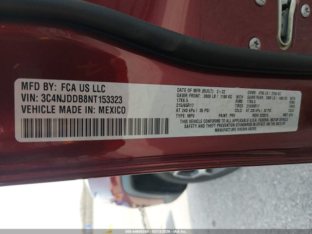 Jeep Compass Trailhawk 4x4 2022 3C4NJDDB8NT153323 Image 9