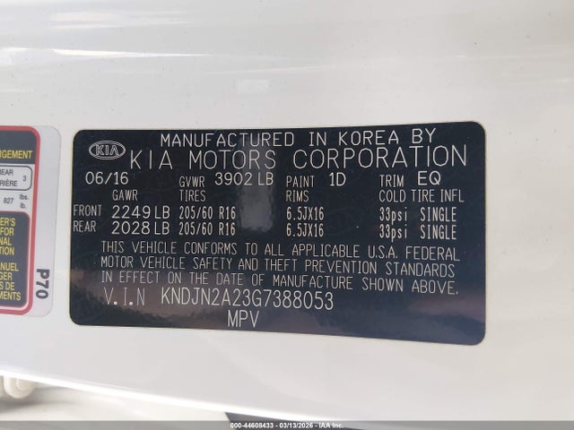 KNDJN2A23G7388053 KIA Soul