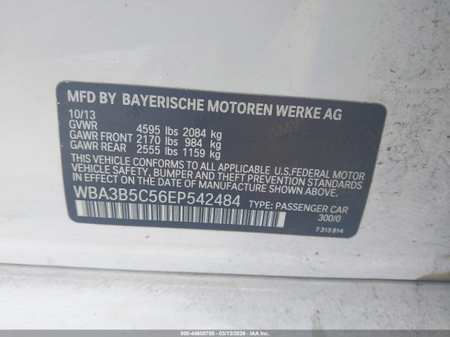 2014 BMW 328I WBA3B5C56EP542484 Photo 8