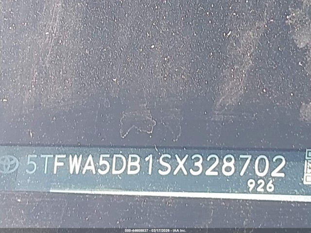 Aukcja sprzedaży 2025 Toyota Tundra Limited, vin: 5TFWA5DB1SX328702, numer aukcji: 44608837
