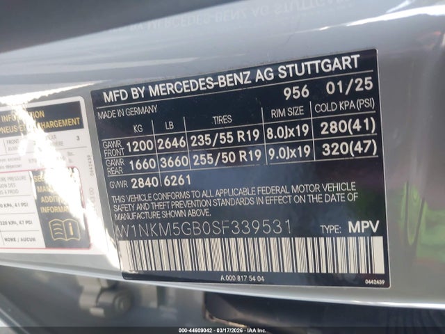 W1NKM5GB0SF339531 Mercedes-Benz Glc 350e 4matic