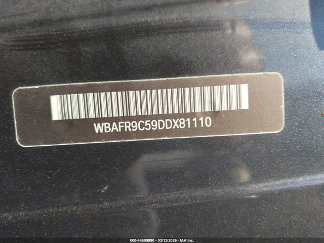 2013 BMW 550I WBAFR9C59DDX81110 Photo 8