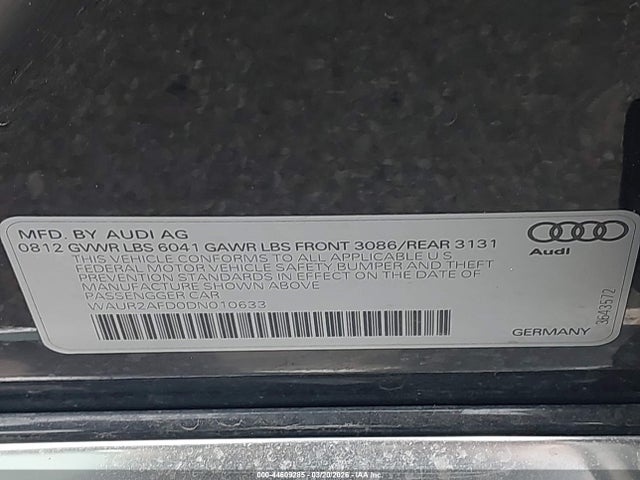 2013 AUDI A8 L WAUR2AFD0DN010633 Photo 8