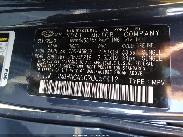 Продаж на аукціоні авто 2024 Hyundai Kona N Line, vin: KM8HACA30RU054412, номер лоту: 44609386