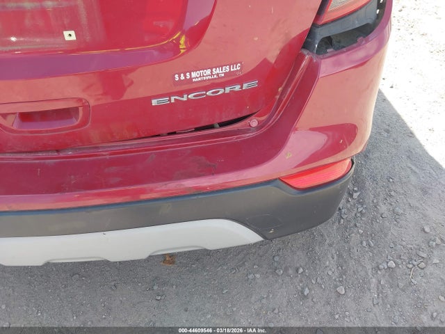 2019 Buick Encore Fwd Sport Touring მანქანა იყიდება აუქციონზე, vin: KL4CJ1SB7KB723456, აუქციონის ნომერი: 44609546
