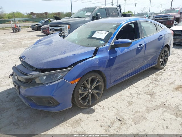 44609623 :رقم المزاد ، 2HGFC2F81KH503966 vin ، 2019 Honda Civic Sport مزاد بيع