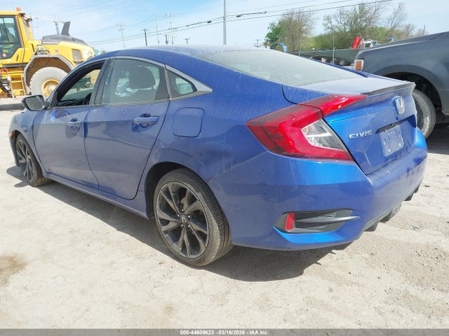 44609623 :رقم المزاد ، 2HGFC2F81KH503966 vin ، 2019 Honda Civic Sport مزاد بيع