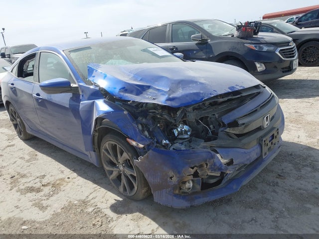 44609623 :رقم المزاد ، 2HGFC2F81KH503966 vin ، 2019 Honda Civic Sport مزاد بيع