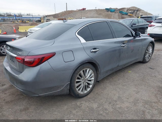 44609917 :رقم المزاد ، JN1EV7AR8JM611825 vin ، 2018 Infiniti Q50 3.0t Luxe مزاد بيع