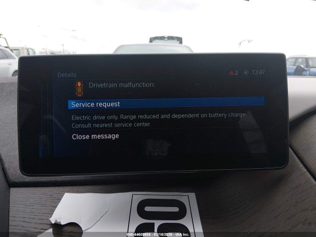 2019 Bmw I3 120ah W/range Extender მანქანა იყიდება აუქციონზე, vin: WBY8P4C52K7F02369, აუქციონის ნომერი: 44609988