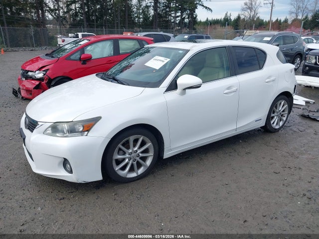2011 Lexus Ct 200h Premium მანქანა იყიდება აუქციონზე, vin: JTHKD5BH5B2040965, აუქციონის ნომერი: 44609996