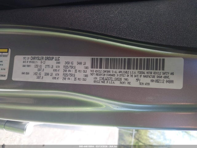 Продаж на аукціоні авто 2014 Jeep Wrangler Unlimited Sport, vin: 1C4BJWDG7EL120528, номер лоту: 44610004