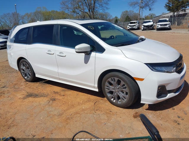 2025 Honda Odyssey Touring მანქანა იყიდება აუქციონზე, vin: 5FNRL6H81SB020287, აუქციონის ნომერი: 44610027