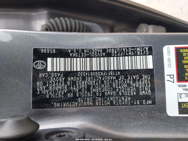 Toyota CAMRY SE 2016 4T1BF1FK5GU614532 Image 9