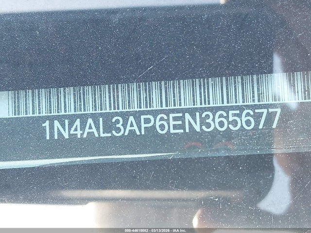 1N4AL3AP6EN365677 Nissan Altima 2.5/2.5 S/2.5 Sl/2.5 Sv