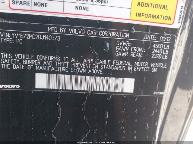 2013 VOLVO C70 YV1672MC2DJ140373 Photo 8