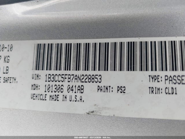 2010 DODGE AVENGER 1B3CC5FB7AN228853 Photo 8