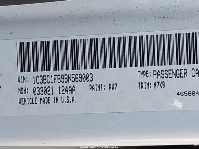 Продажа на аукционе авто 2011 Chrysler 200 Touring, vin: 1C3BC1FB9BN569003, номер лота: 44610488